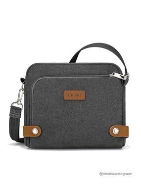 RFID Blocking Anti Theft Crossbody Bag Slash Proof Travel Purse Canvas